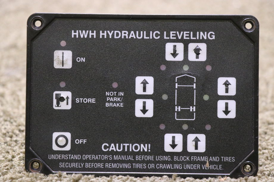 USED HWH HYDRAULIC LEVELING TOUCH PAD MOTORHOME PARTS FOR SALE RV Components 