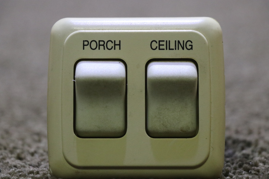 USED PORCH / CEILING SWITCH PANEL RV/MOTORHOME PARTS FOR SALE RV Components 