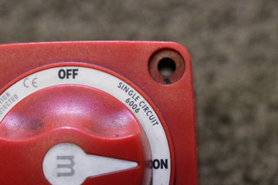 USED MOTORHOME 6006 BATTERY DISCONNECT SWITCH FOR SALE RV Components 