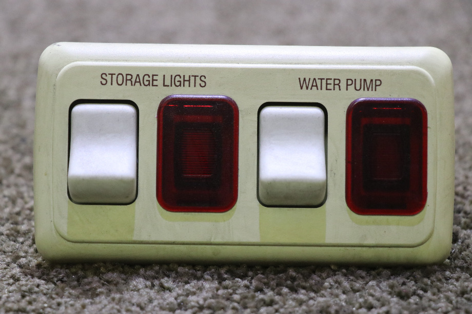 USED STORAGE LIGHTS / WATER PUMP SWITCH PANEL RV/MOTORHOME PARTS FOR SALE RV Components 
