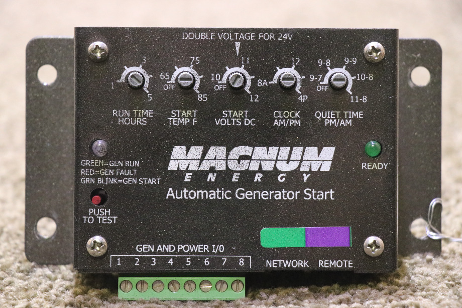 USED RV/MOTORHOME MAGNUM ENERGY AUTO GEN START FOR SALE RV Components 