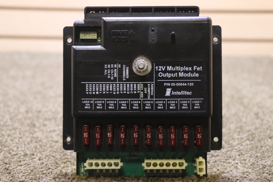 USED MOTORHOME INTELLITEC 00-00844-120 12V MULTIPLEX FET OUTPUT MODULE FOR SALE RV Components 