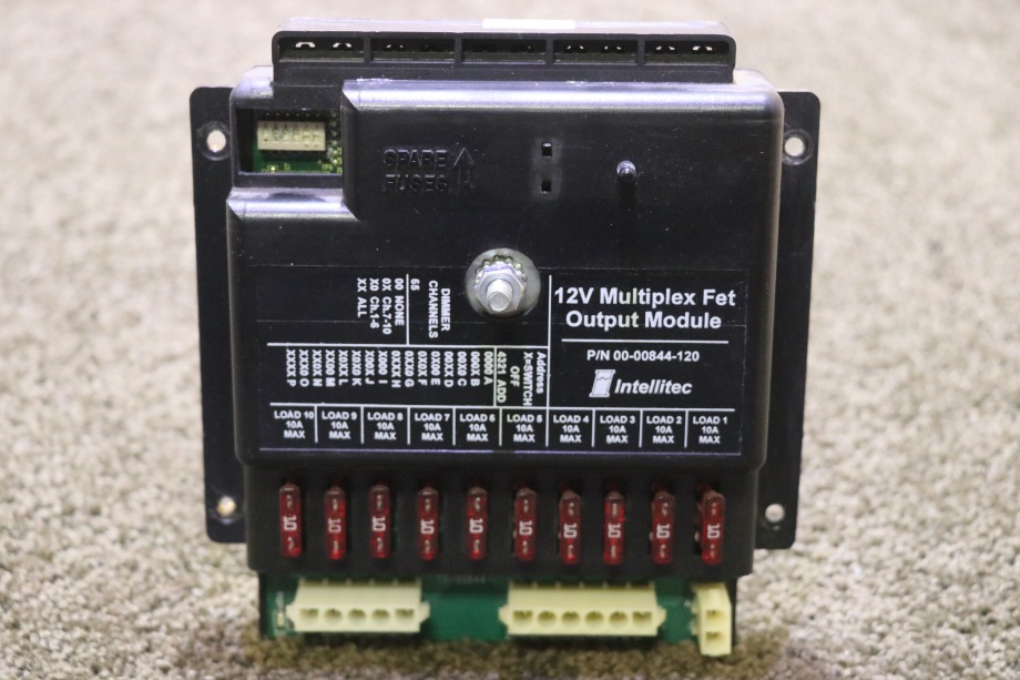 USED MOTORHOME INTELLITEC 00-00844-120 12V MULTIPLEX FET OUTPUT MODULE FOR SALE RV Components 