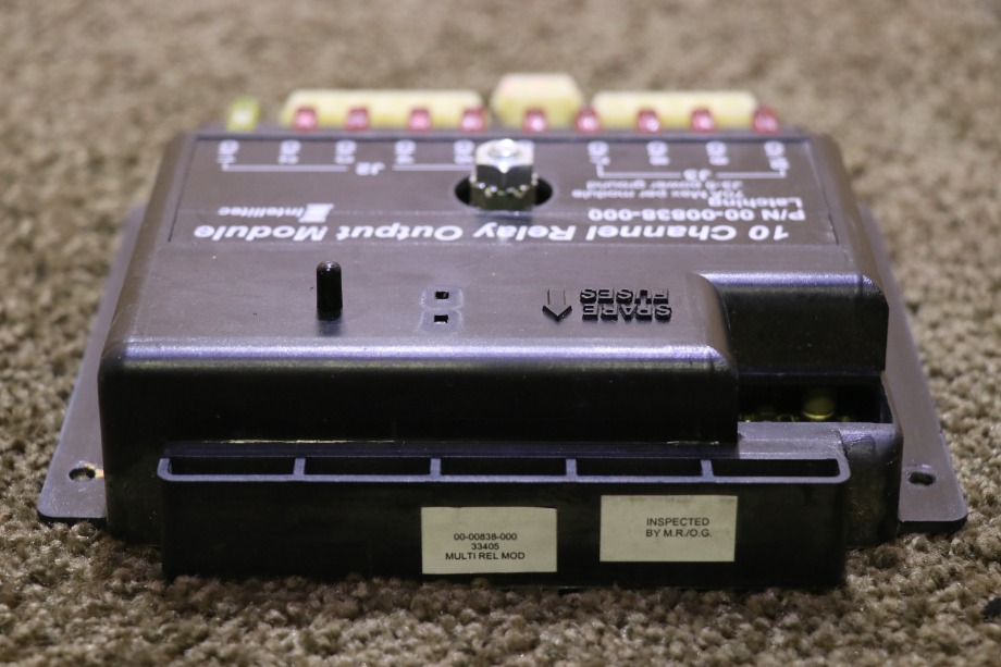 USED RV/MOTORHOME INTELLITEC 10 CHANNEL RELAY OUTPUT MODULE 00-00838-000 FOR SALE RV Components 