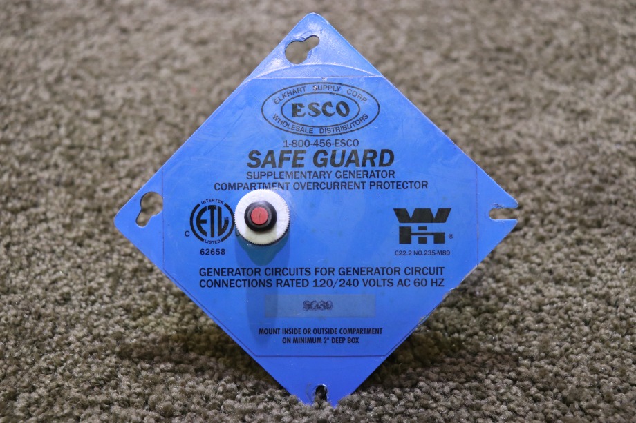 USED SAFE GUARD SG-30 OVERCURRENT PROTECTOR MOTORHOME PARTS FOR SALE RV Components 