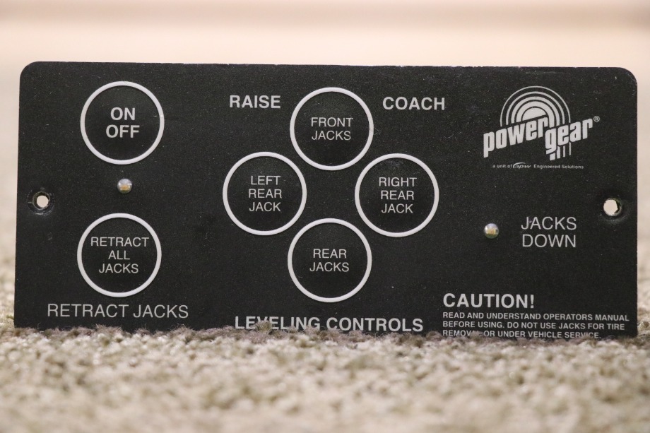 USED RV 500456 POWER GEAR LEVELING CONTROLS TOUCH PAD FOR SALE RV Components 
