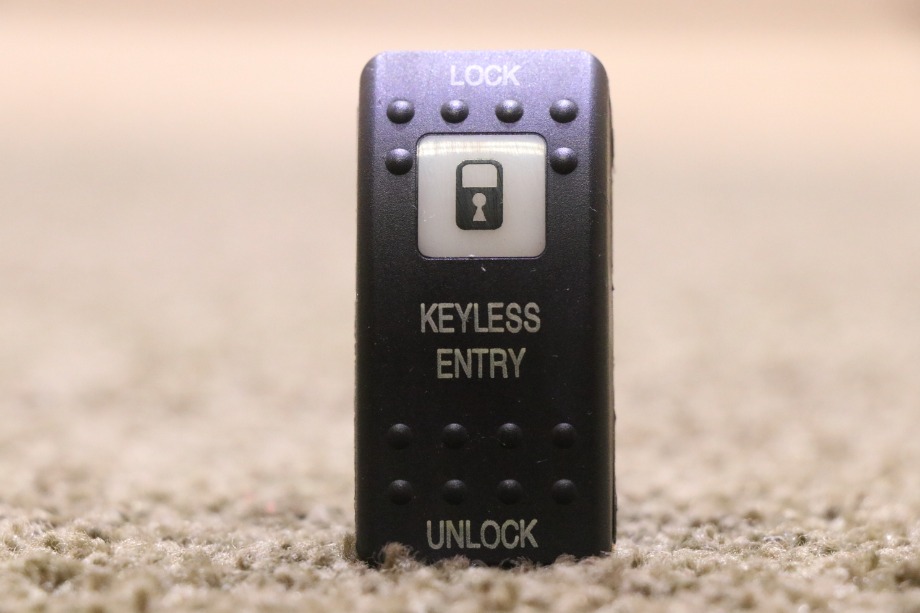 USED MOTORHOME KEYLESS ENTRY LOCK / UNLOCK V8D1 DASH SWITCH FOR SALE RV Components 