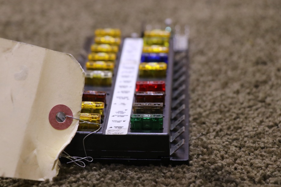 USED MOTORHOME 15600-20-11 BUSSMANN ATC FUSE PANEL FOR SALE RV Components 