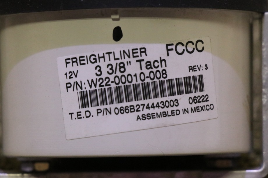 USED FREIGHTLINER CUSTOM CHASSIS TACHOMETER DASH GAUGE W22-00010-008 RV/MOTORHOME PARTS FOR SALE RV Components 