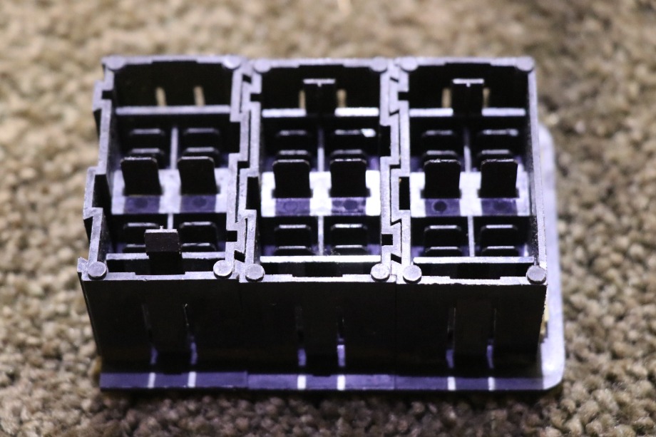 USED RV BLANK BLACK DASH SWITCH PANEL FOR SALE RV Components 