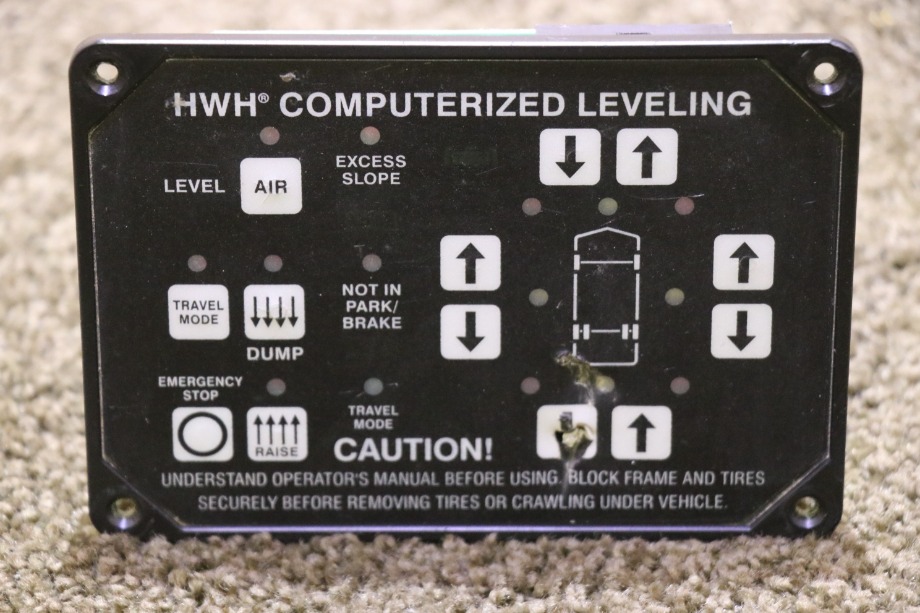 USED AP24249 HWH COMPUTERIZED LEVELING TOUCH PAD RV PARTS FOR SALE RV Components 