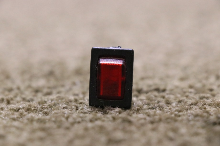 USED SMALL RED LIGHT ROCKER SWITCH RV/MOTORHOME PARTS FOR SALE RV Components 
