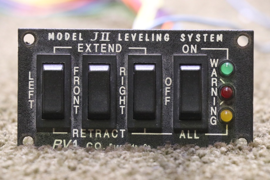 USED JII RVA LEVELING SYSTEM SWITCH PANEL MOTORHOME PARTS FOR SALE RV Components 