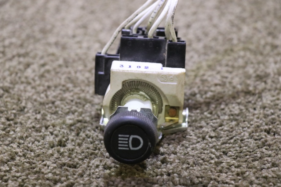 USED MOTORHOME HEADLIGHT DASH SWITCH FOR SALE RV Components 