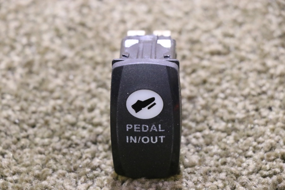 USED MOTORHOME PEDAL IN / OUT DASH SWITCH FOR SALE RV Components 