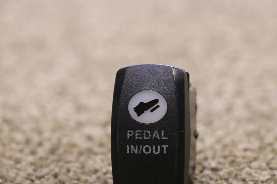 USED MOTORHOME PEDAL IN / OUT DASH SWITCH FOR SALE RV Components 