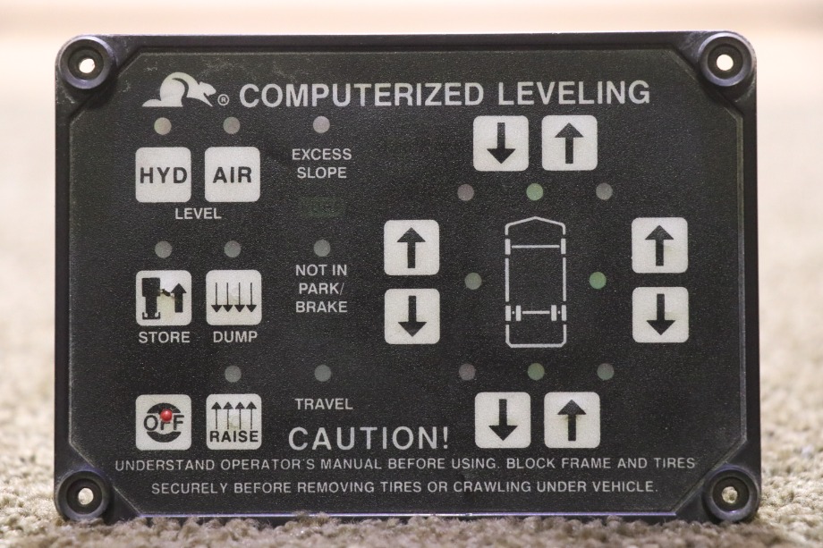 USED RV AP8554 BEAVER COMPUTERIZED LEVELING TOUCH PAD FOR SALE RV Components 