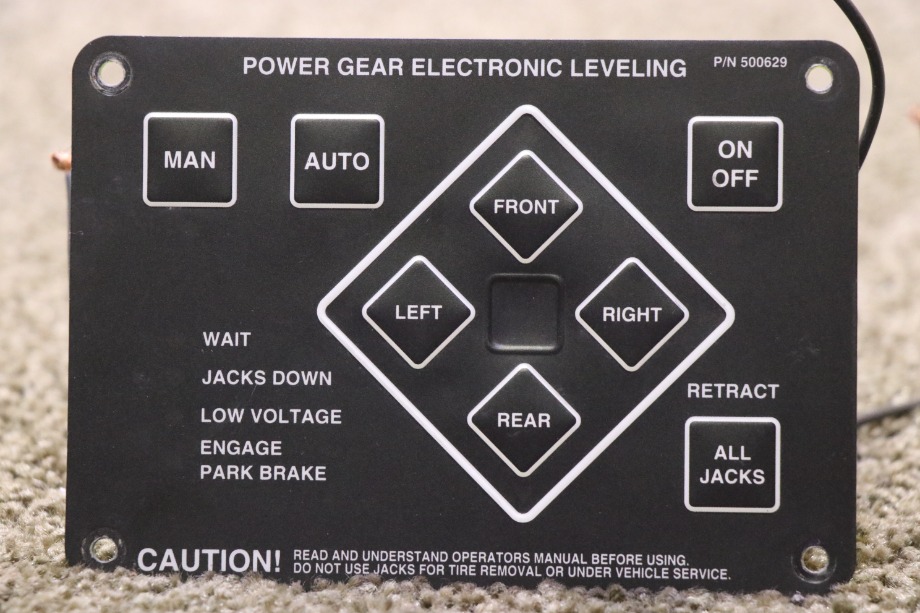 USED MOTORHOME POWER GEAR ELECTRONIC LEVELING 500629 TOUCH PAD FOR SALE RV Components 