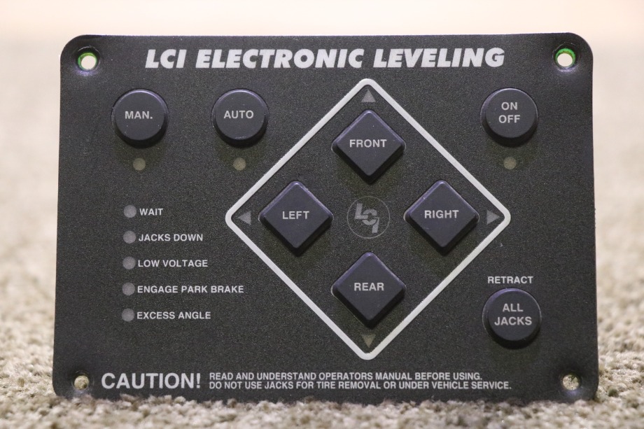 USED RV/MOTORHOME LCI ELECTRONIC LEVELING TOUCH PAD 10537C FOR SALE RV Components 