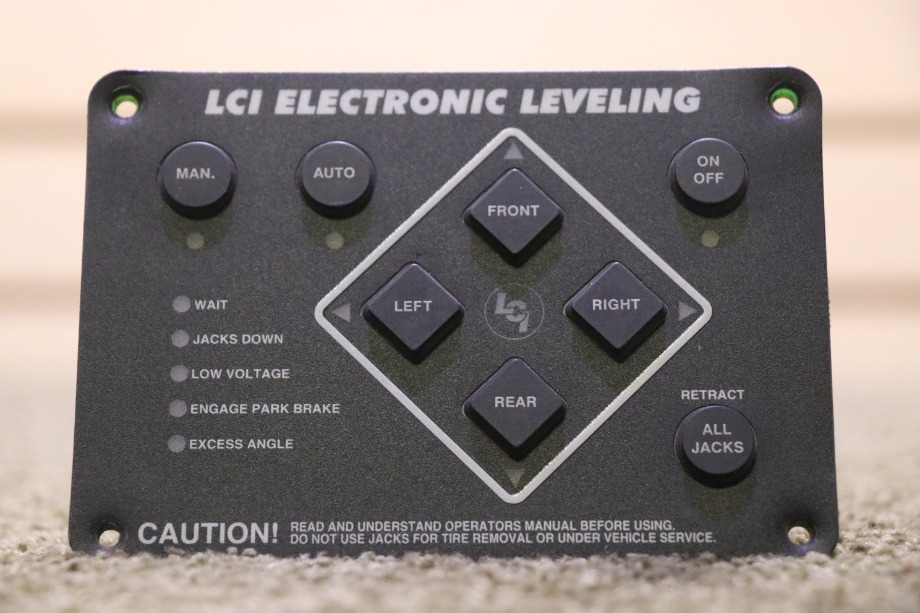 USED RV/MOTORHOME LCI ELECTRONIC LEVELING TOUCH PAD 10537C FOR SALE RV Components 