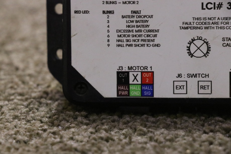 USED LCI DUAL MOTOR SYNCHRONOUS VELOCITY CONTROLLER 326876 RV/MOTORHOME PARTS FOR SALE RV Components 