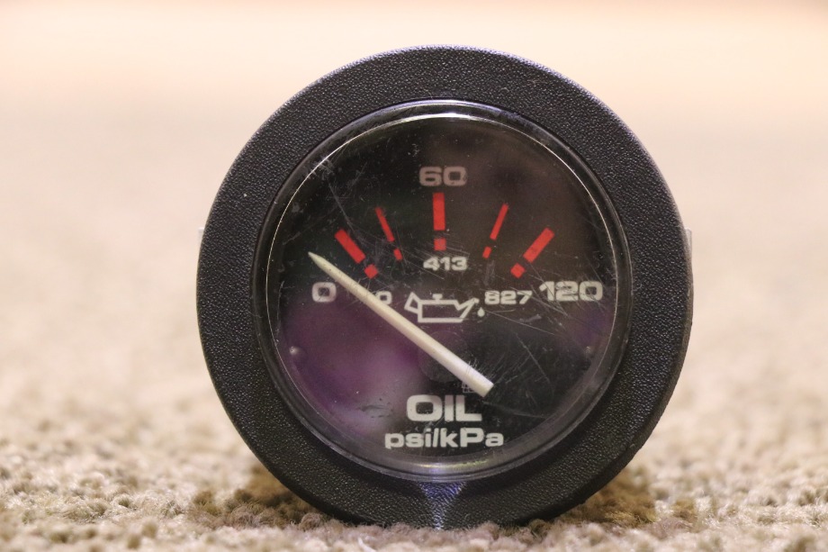 USED 62011 OIL PRESS DASH GAUGE RV PARTS FOR SALE RV Components 