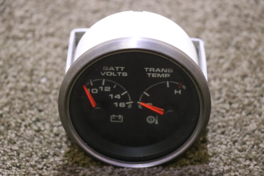 USED 946789 BATT VOLTS & TRANS TEMP DASH GAUGE RV PARTS FOR SALE RV Components 