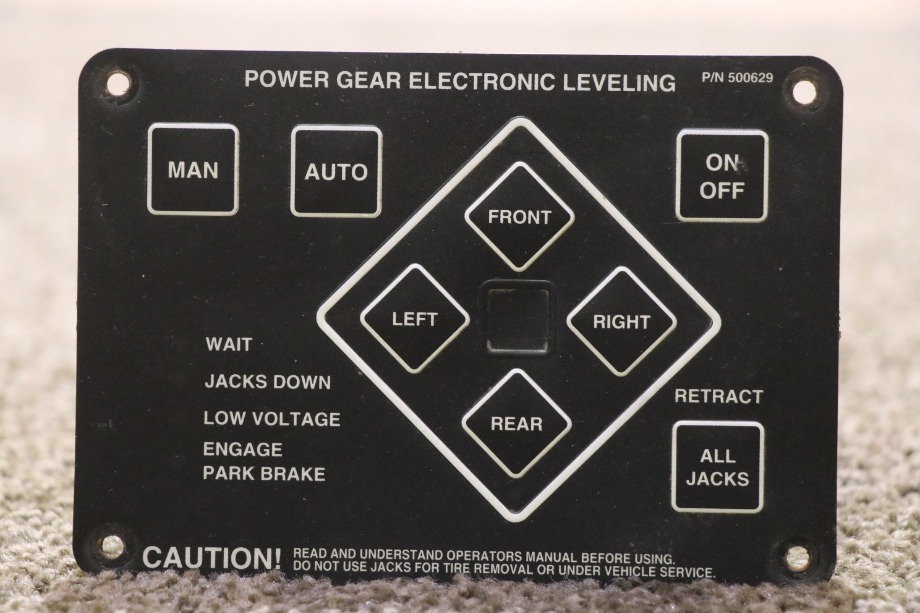 USED RV 500629 POWER GEAR ELECTRONIC LEVELING TOUCH PAD FOR SALE RV Components 