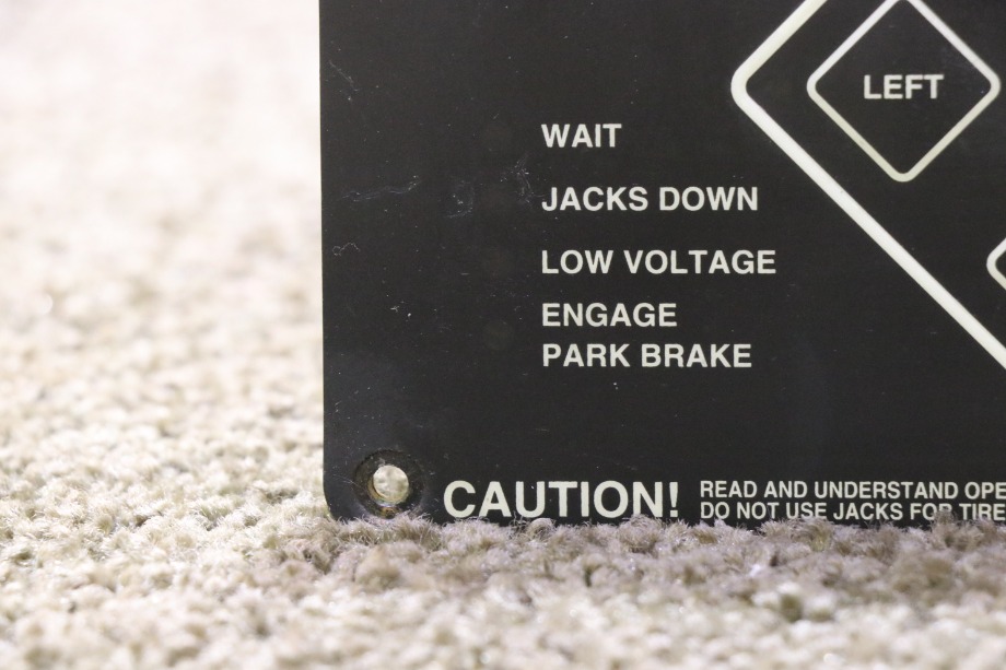 USED RV/MOTORHOME POWER GEAR ELECTRONIC LEVELING TOUCH PAD 140-1226 FOR SALE RV Components 