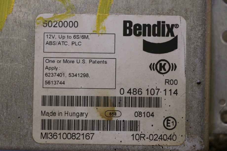 USED BENDIX ABS CONTROL BOARD 5020000 RV/MOTORHOME PARTS FOR SALE RV Components 