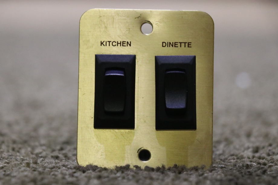 USED KITCHEN / DINETTE SWITCH PANEL MOTORHOME PARTS FOR SALE RV Components 