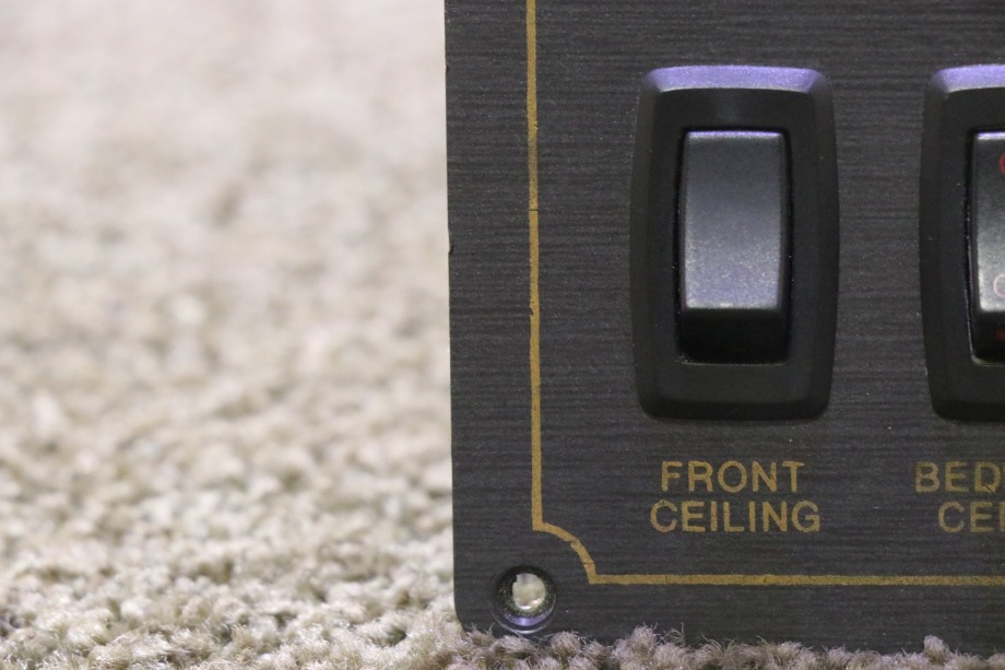 USED MONACO FRONT CEILING / BEDROOM CEILING SWITCH PANEL RV PARTS FOR SALE RV Components 