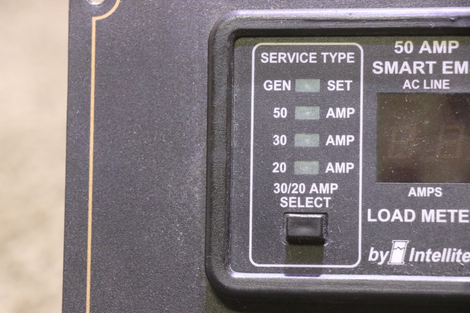 USED RV/MOTORHOME INTELLITEC 50 AMP SMART EMS DISPLAY PANEL 00-00684-000 FOR SALE RV Components 