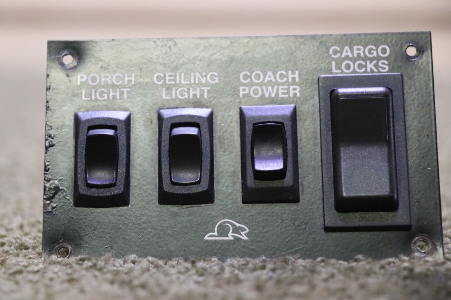USED RV BEAVER 4 SWITCH PANEL FOR SALE RV Components 
