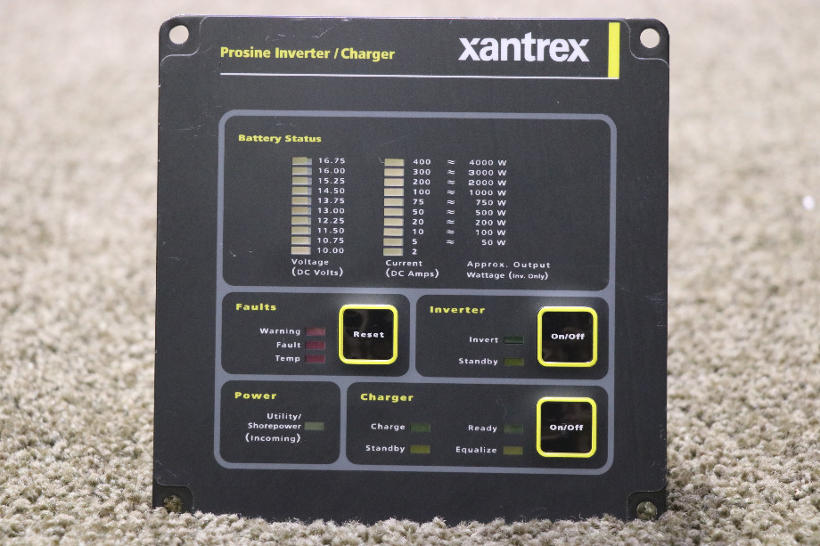 USED RV XANTREX PROSINE INVERTER CHARGER REMOTE FOR SALE RV Components 