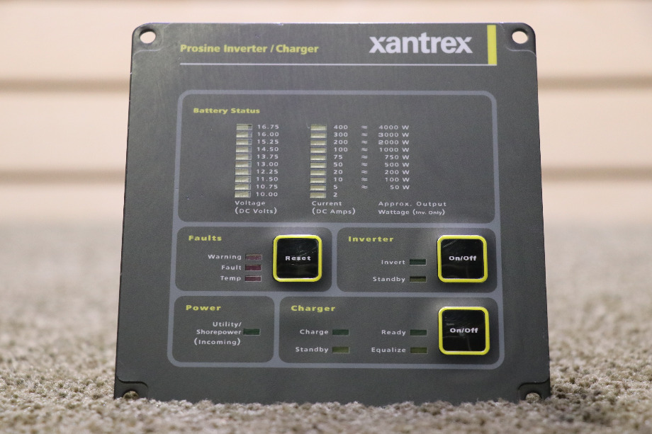 USED RV XANTREX PROSINE INVERTER CHARGER REMOTE FOR SALE RV Components 