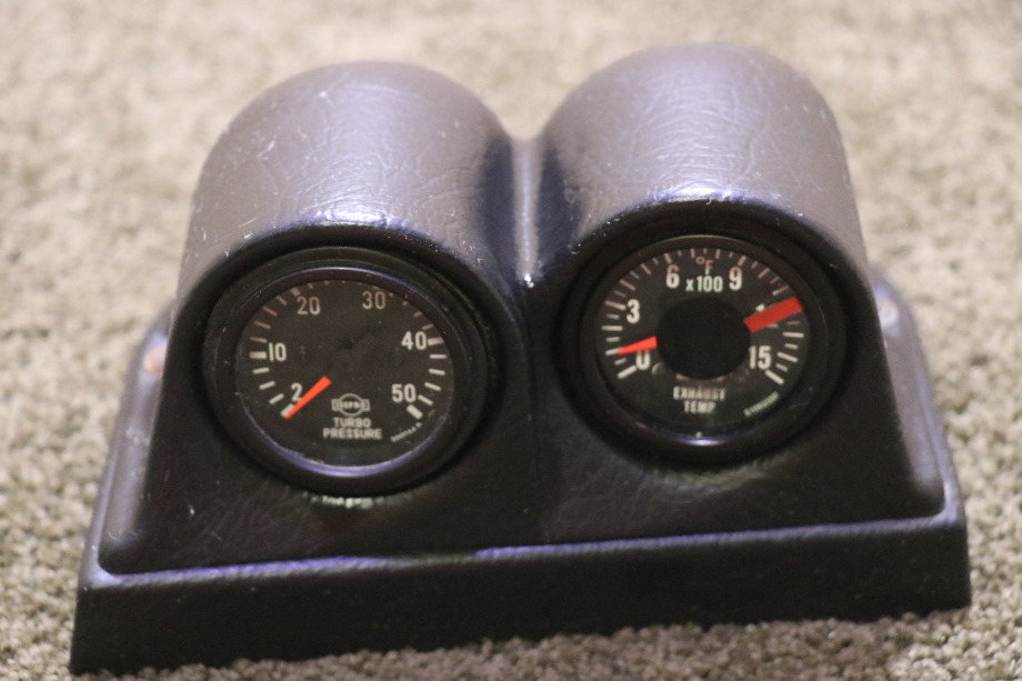 USED TURBO PRESS & EXHAUST TEMP GAUGE ASSEMBLY RV FOR SALE RV Components 
