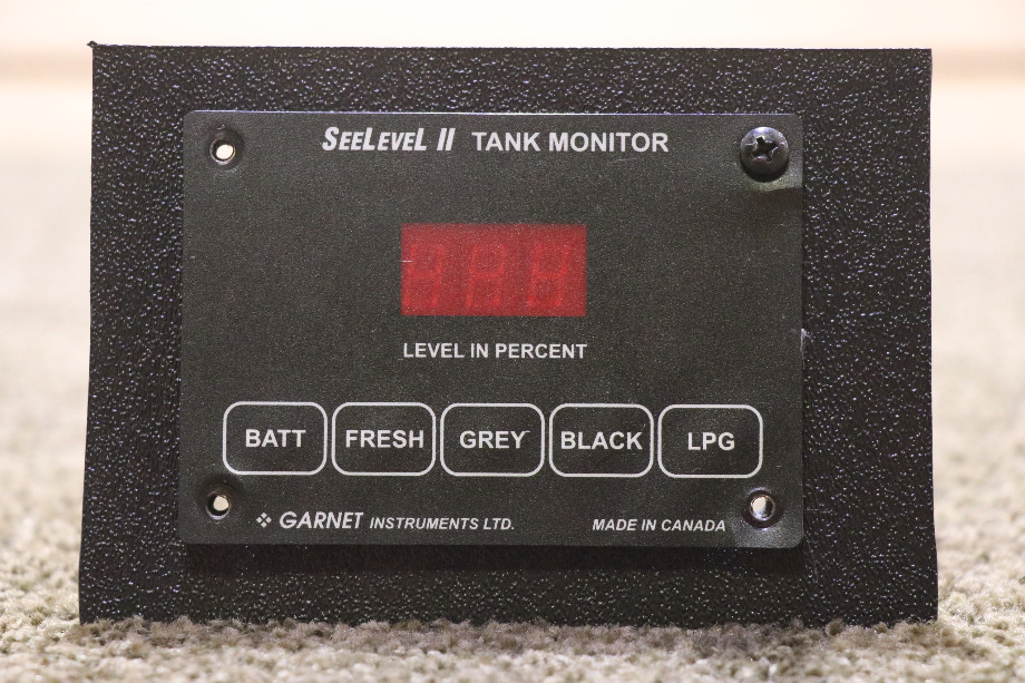 USED SEELEVEL II TANK MONITOR PANEL MOTORHOME PARTS FOR SALE RV Components 