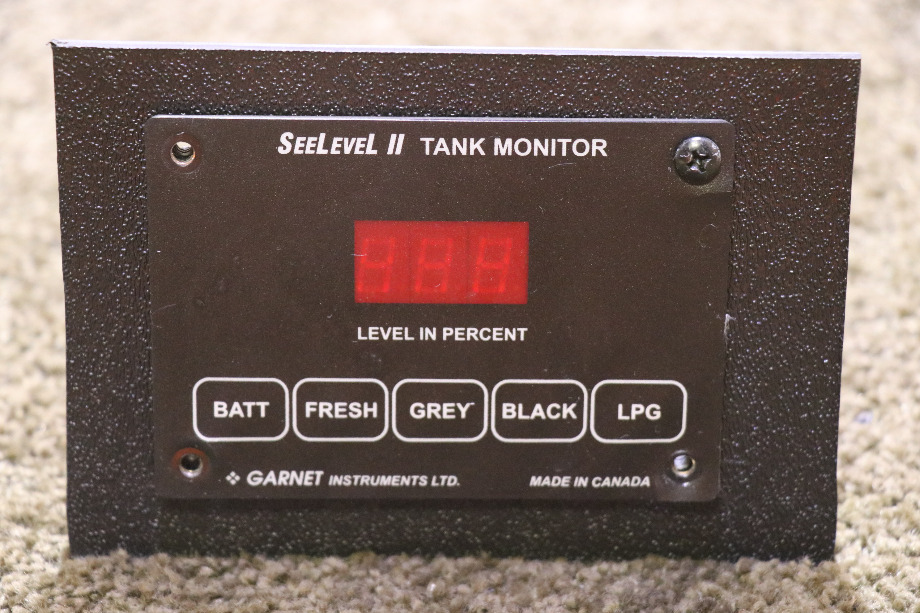 USED SEELEVEL II TANK MONITOR PANEL MOTORHOME PARTS FOR SALE RV Components 