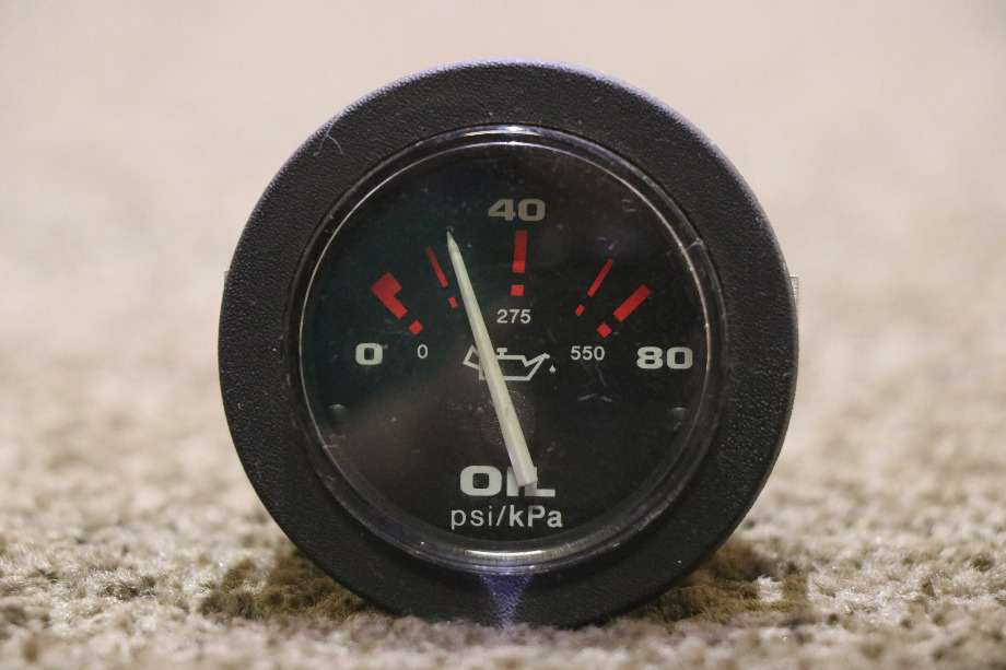 USED RV/MOTORHOME OIL PRESS DASH GAUGE 57916 FOR SALE RV Components 