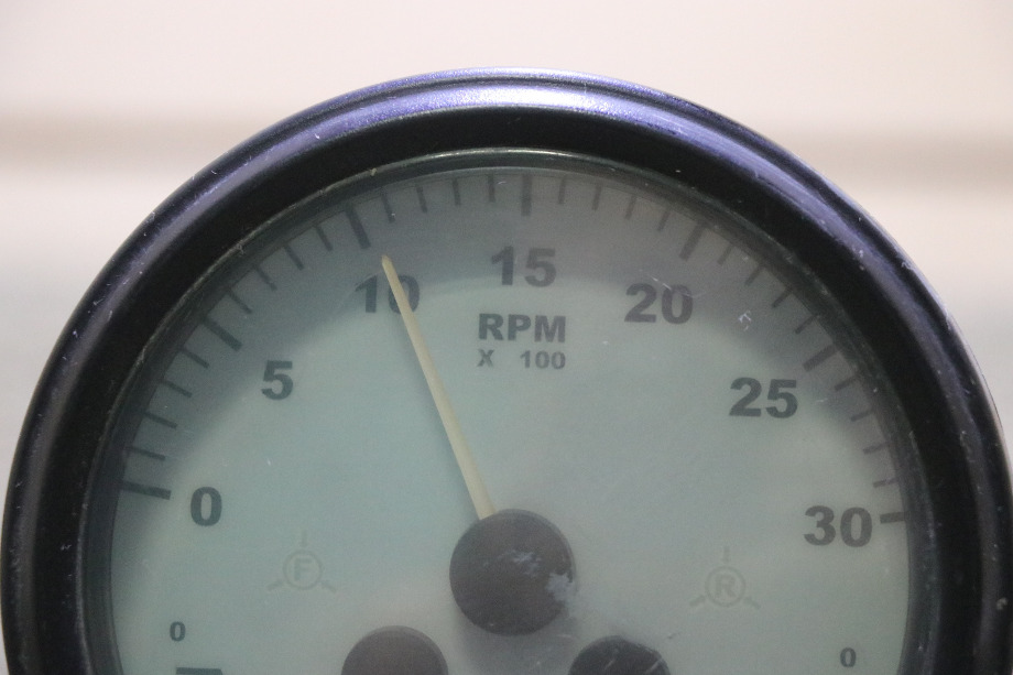 USED 3 IN 1 TACH / FRONT / REAR DASH GAUGE 101591 RV/MOTORHOME PARTS FOR SALE RV Components 