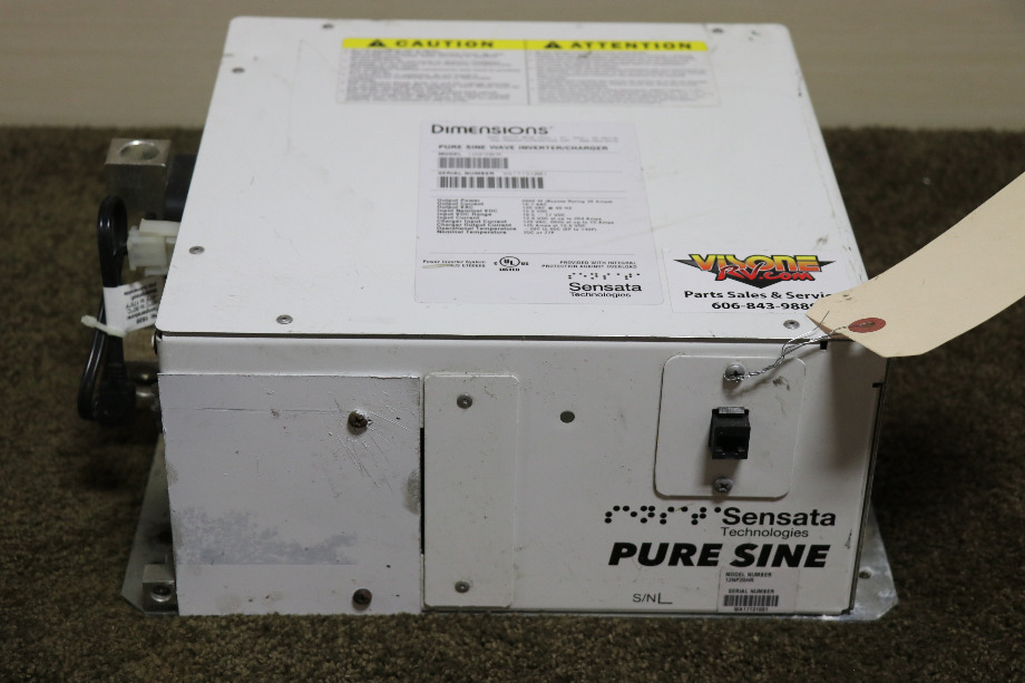 USED 12NP20HR DIMENSIONS PURE SINE WAVE INVERTER/CHARGER RV PARTS FOR SALE RV Components 