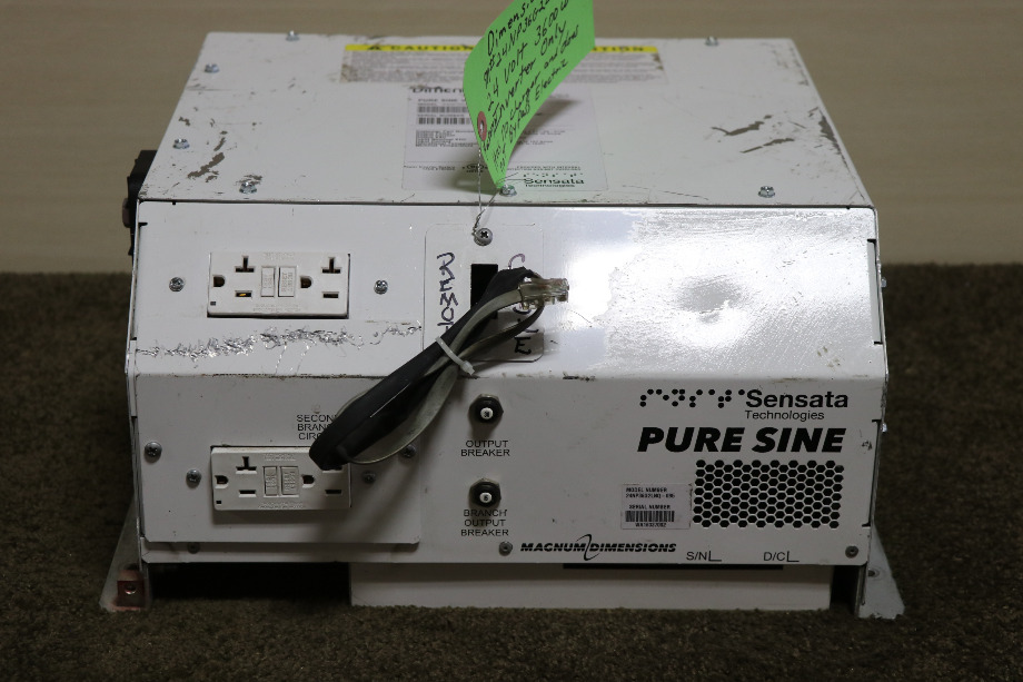USED DIMENSIONS 24NP36G2LNQ-095 PURE SINE WAVE INVERTER MOTORHOME PARTS FOR SALE RV Components 