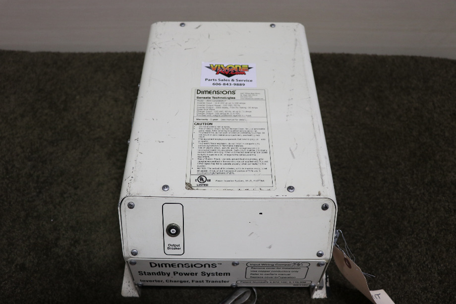 USED DIMENSIONS INVERTER / CHARGER / FAST TRANSFER WIN-12X20B5R1T RV/MOTORHOME PARTS FOR SALE RV Components 