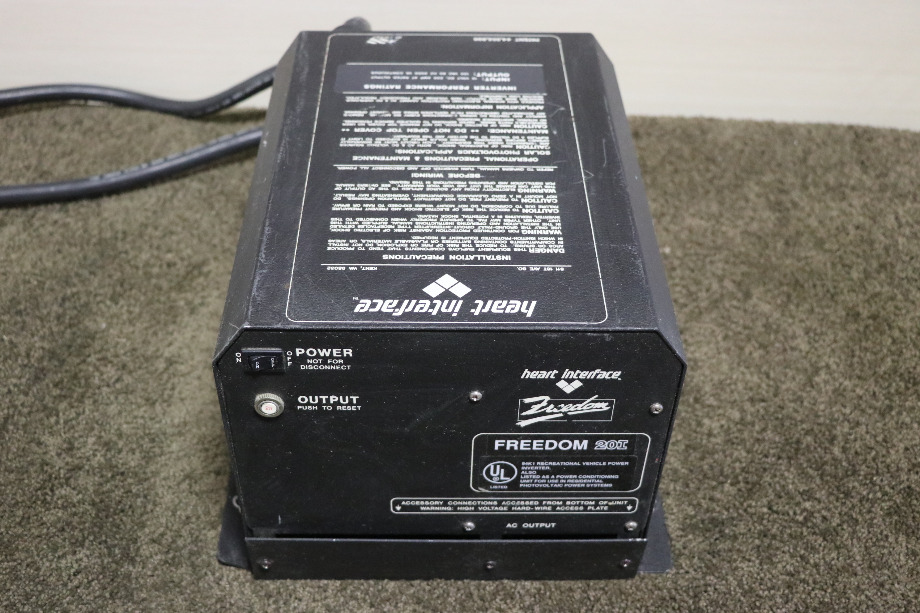 USED HEART INTERFACE FREEDOM 20I INVERTER 80-0200-12(200) RV/MOTORHOME PARTS FOR SALE RV Components 