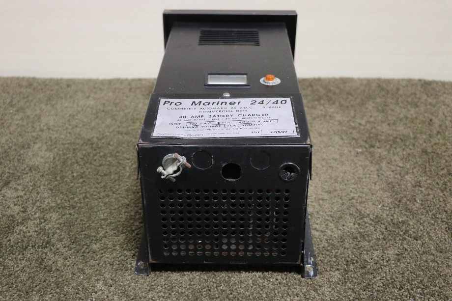 USED MOTORHOME PRO MARINER 24/40 40 AMP BATTERY CHARGER FOR SALE RV Components 