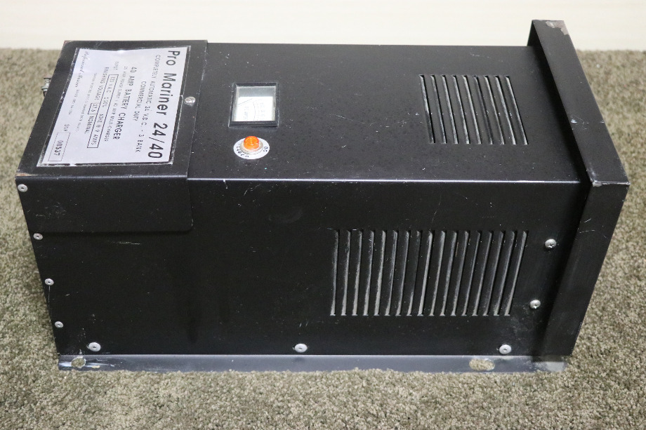 USED MOTORHOME PRO MARINER 24/40 40 AMP BATTERY CHARGER FOR SALE RV Components 