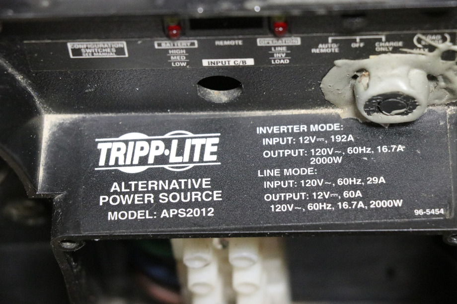 USED APS2012 TRIPP-LITE ALTERNATIVE POWER SOURCE RV PARTS FOR SALE RV Components 