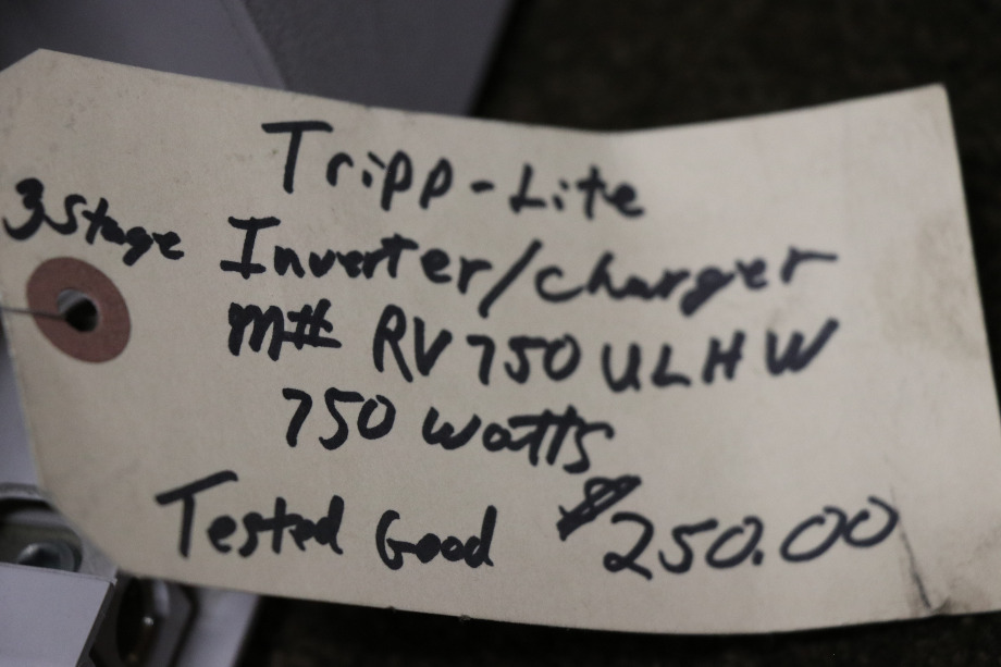 USED TRIPP-LITE RV750ULHW INVERTER CHARGER MOTORHOME PARTS FOR SALE RV Components 