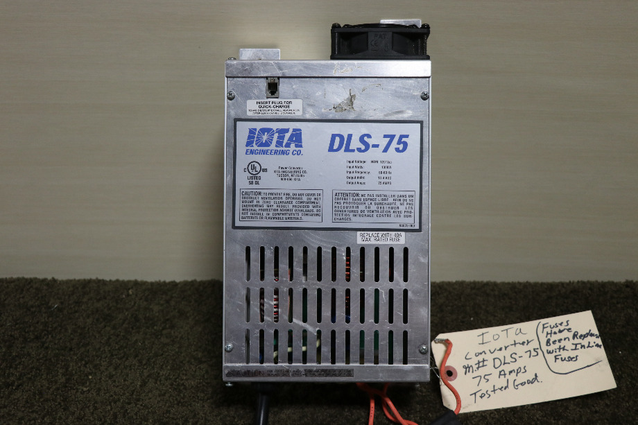 USED MOTORHOME IOTA DLS-75 POWER CONVERTER FOR SALE RV Components 